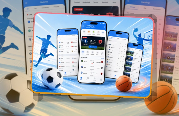 杂志式App介绍 · App观赛入口 · 比赛页打开更自然界面展示
